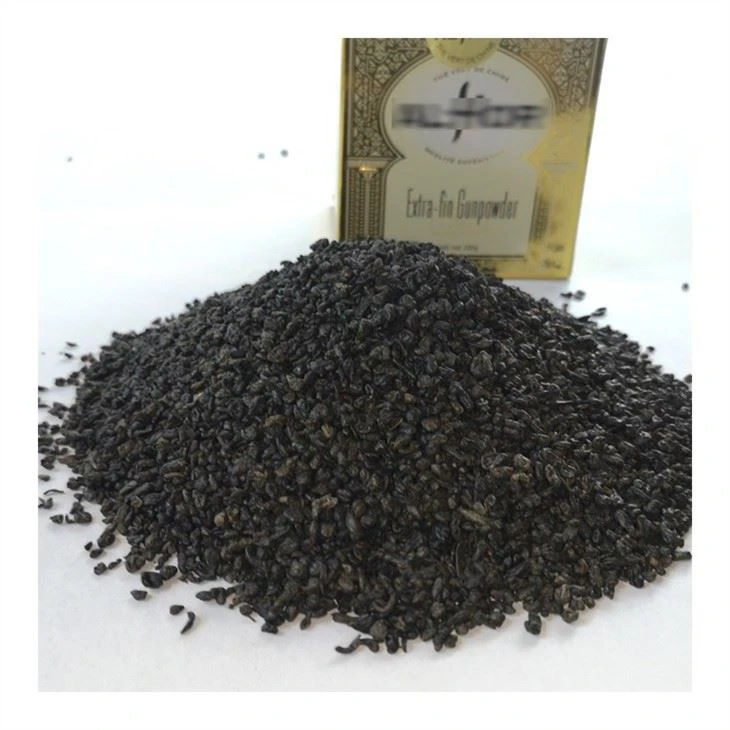 Gunpowder tea 3505 Green Color Round And Tight To Morocco Market